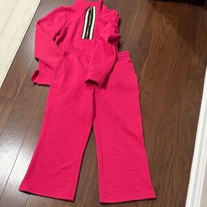 Mary Square Pjnk Bow Set